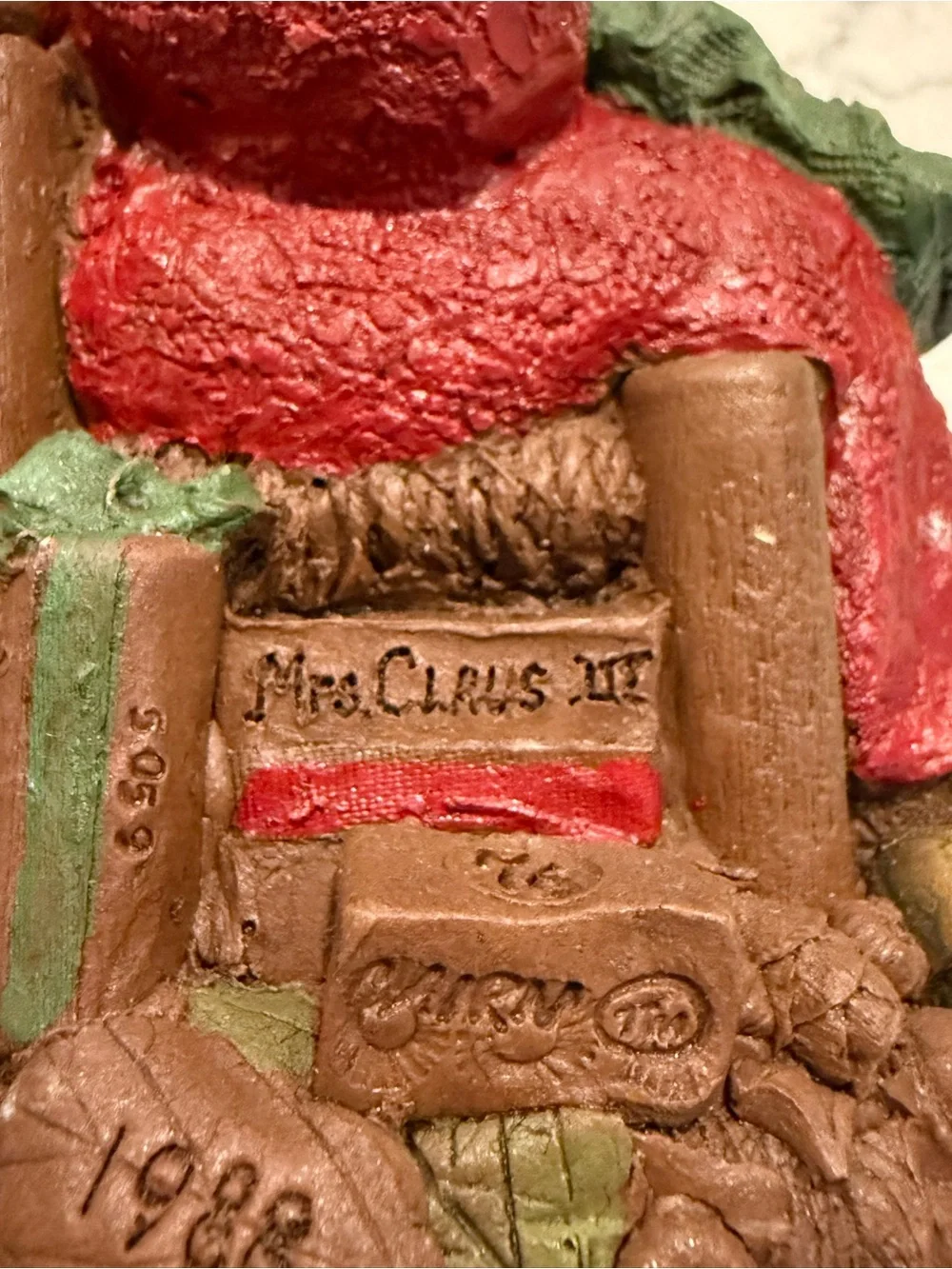 Vintage Tom Clark Gnomes Mrs. Claus III Figurine 1988 Cairn Studio Retired #47